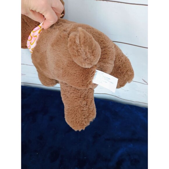Hug Me Walgreens Dog With Bandana Brown Puppy Stuffed Plush Toy 11 Inch Soft - Picture 5 of 11